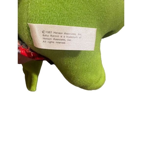 Vintage 80’ Baby Miss Peggy and Baby Kermit Muppet Babies Plushies - Picture 9 of 10